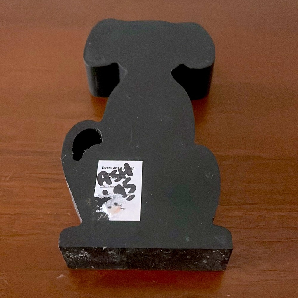 ♥️🎃Day of the Dead Dog Figurine Painted Wood Statue Halloween Decoration🎃♥️ - Picture 5 of 5